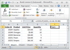 MS Excel: How to use the LOOKUP Function